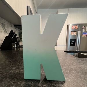 Home Decor wooden “K”